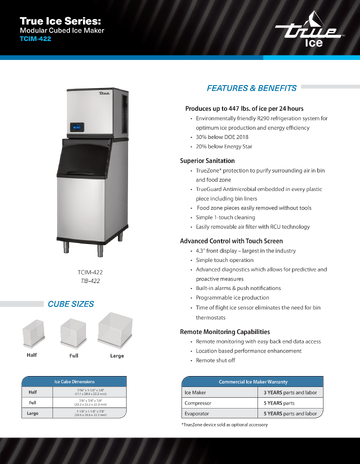 Spec Sheet