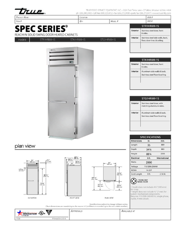 Spec Sheet