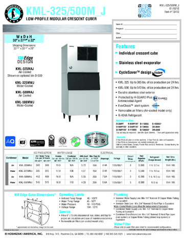 Spec Sheet