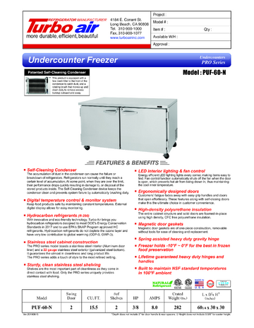 Spec Sheet