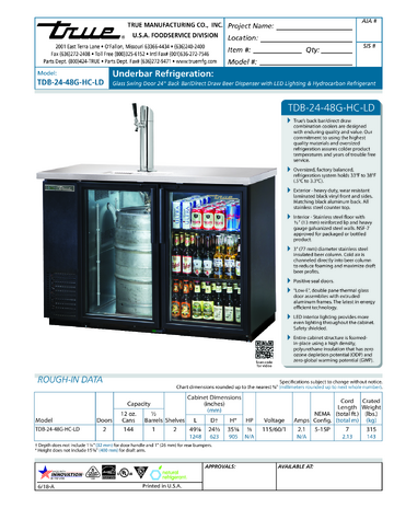 Spec Sheet