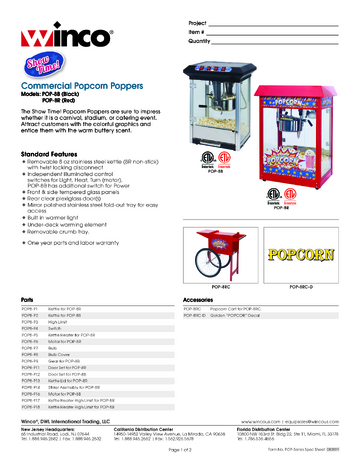 Spec Sheet