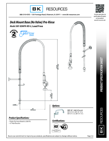 Spec Sheet