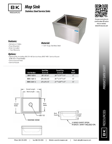 Spec Sheet