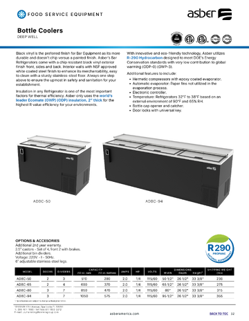 Spec Sheet