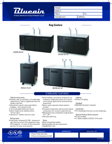 Spec Sheet