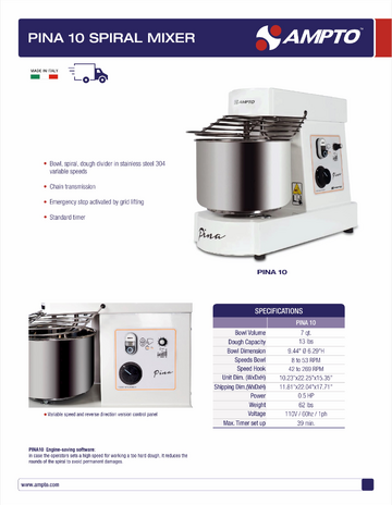 Spec Sheet