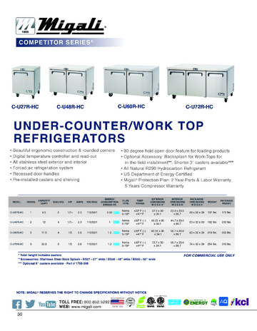 Spec Sheet