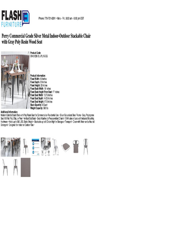 Spec Sheet