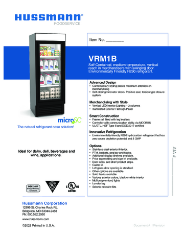 Spec Sheet