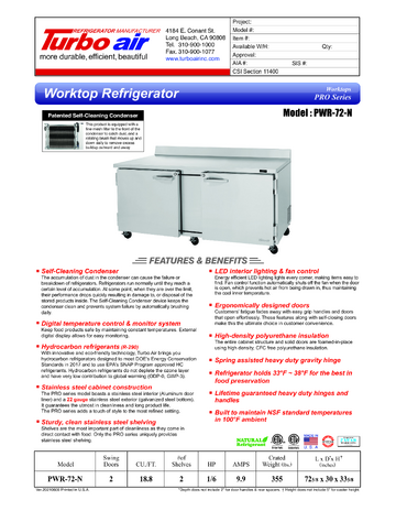 Spec Sheet