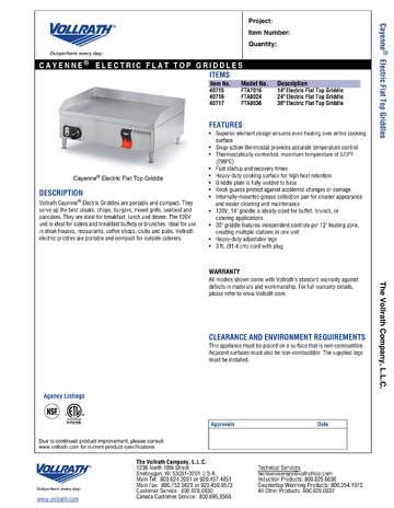 Spec Sheet