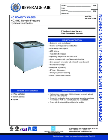 Spec Sheet