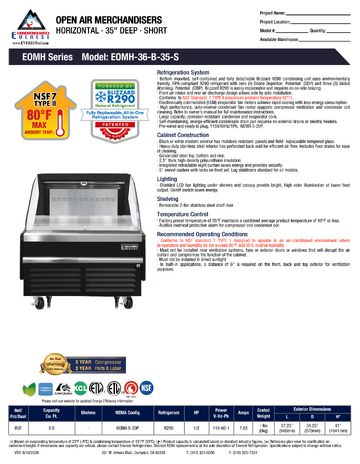 Spec Sheet