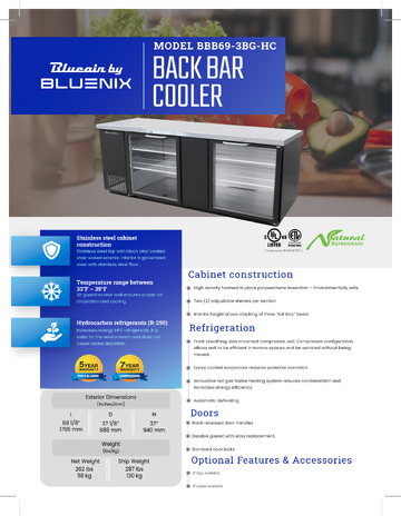 Spec Sheet