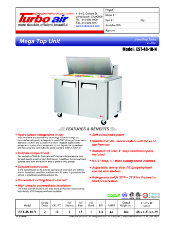 Spec Sheet