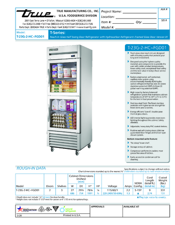 Spec Sheet