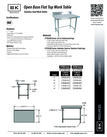 Spec Sheet