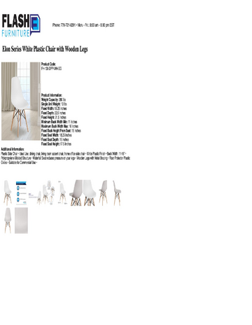 Spec Sheet
