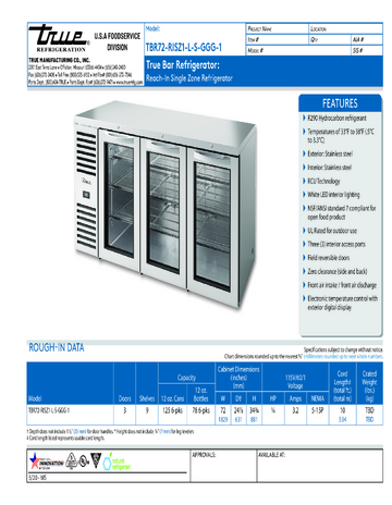 Spec Sheet