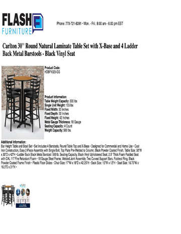 Spec Sheet