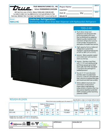 Spec Sheet