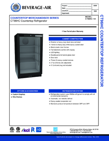 Spec Sheet