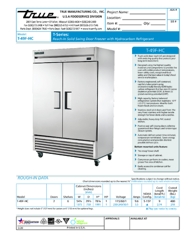 Spec Sheet