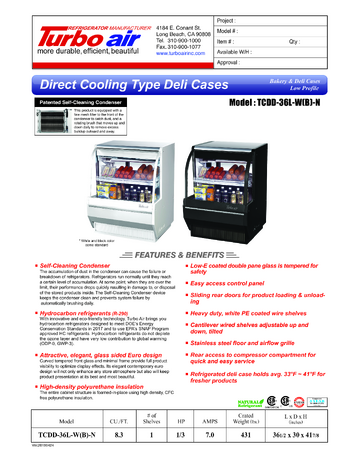 Spec Sheet