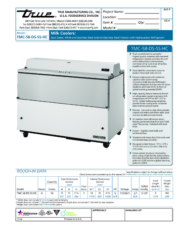 Spec Sheet