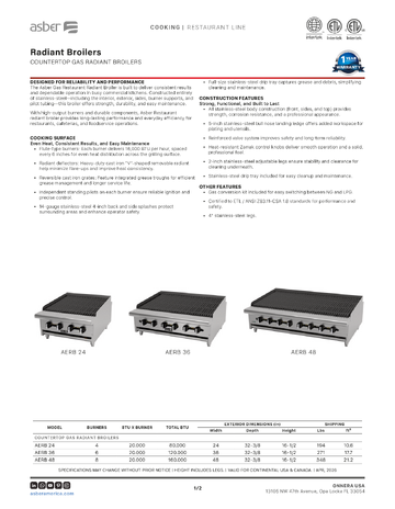 Spec Sheet