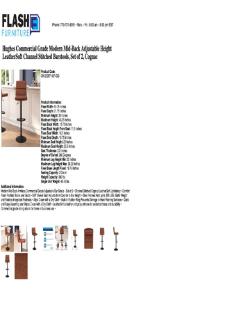 Spec Sheet