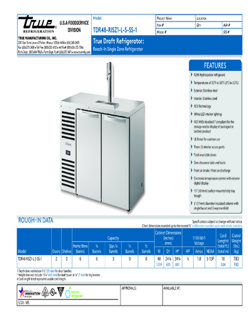 Spec Sheet