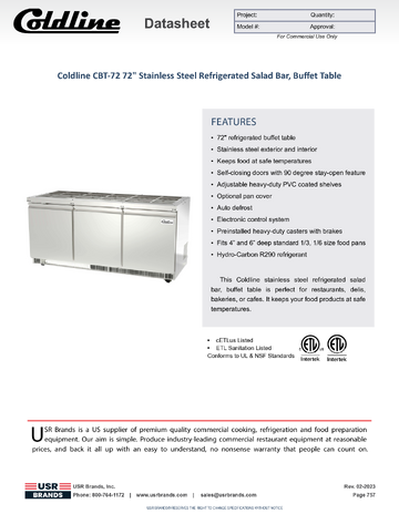 Spec Sheet