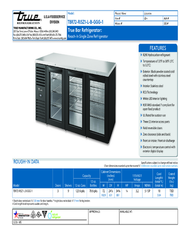Spec Sheet