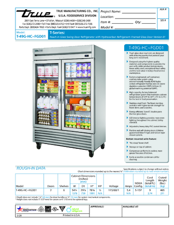 Spec Sheet