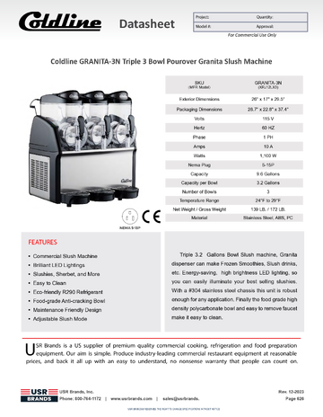 Spec Sheet