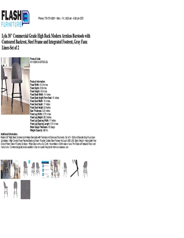 Spec Sheet