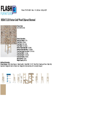Spec Sheet