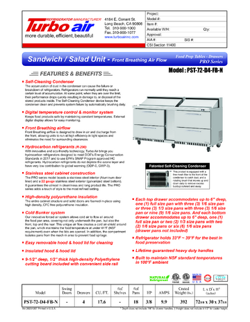 Spec Sheet