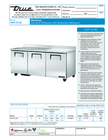 Spec Sheet