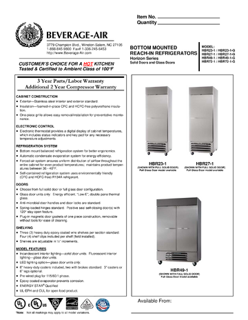 Spec Sheet