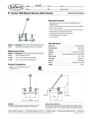 Spec Sheet