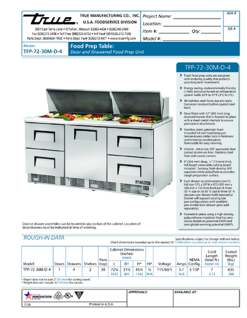 Spec Sheet