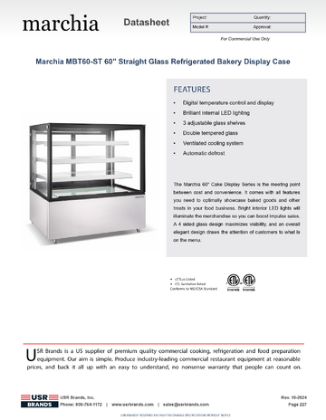 Spec Sheet