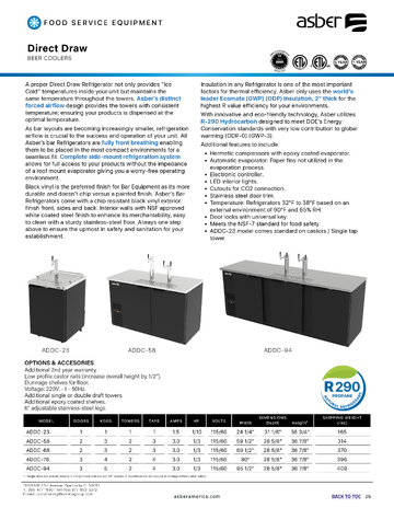 Spec Sheet