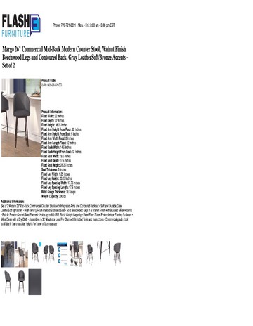 Spec Sheet