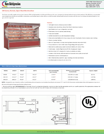 Spec Sheet