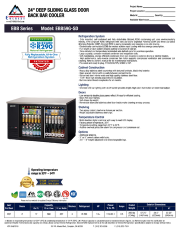 Spec Sheet