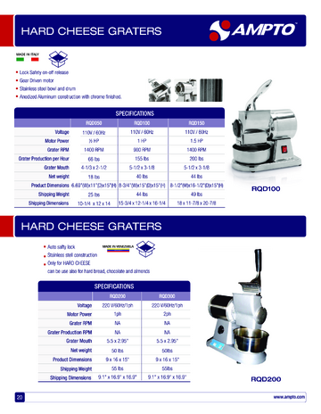 Spec Sheet